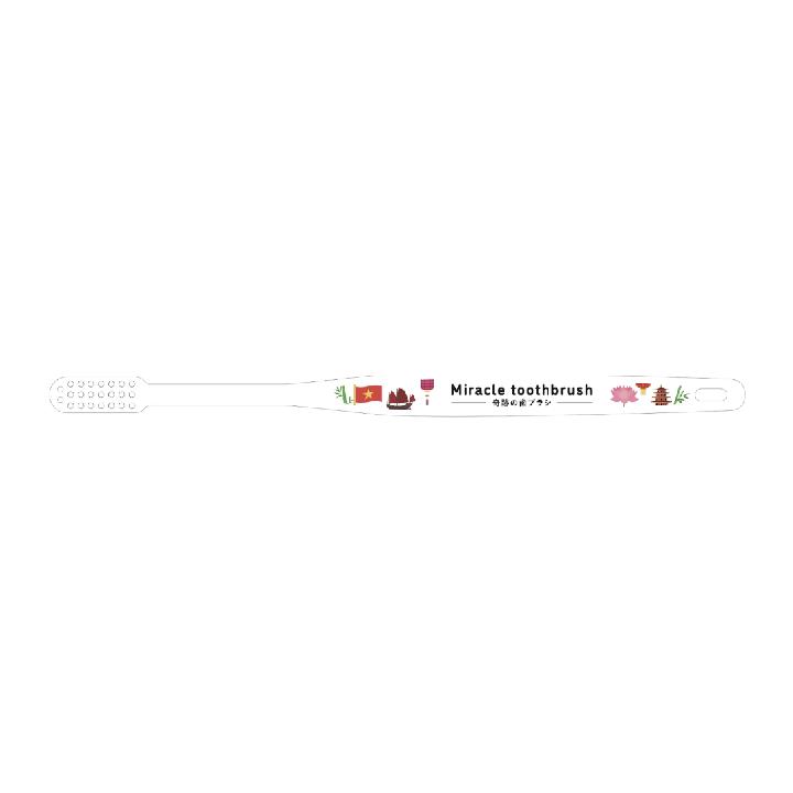 (NISHIO) BÀN CHẢI ĐÁNH RĂNG KỲ DIỆU - PHIÊN BẢN HÀ NỘI - THIẾT KẾ C